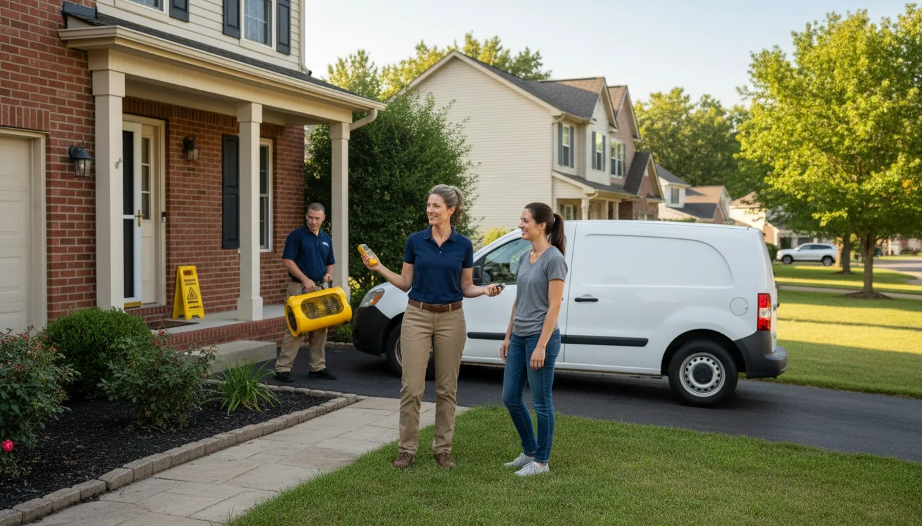 Residential water damage restoration in Kootenai, ID